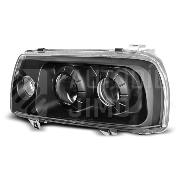 Přední světla, lampy VW Vento 92-98 černé H7