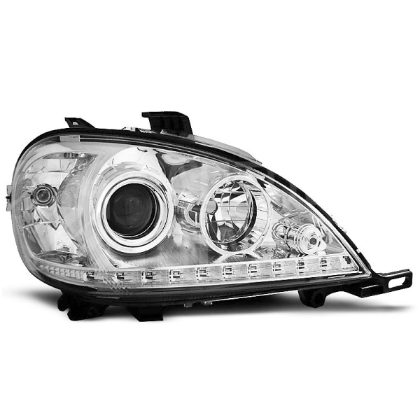 Přední světla Mercedes Benz ML W163 98-01 Day light chromová