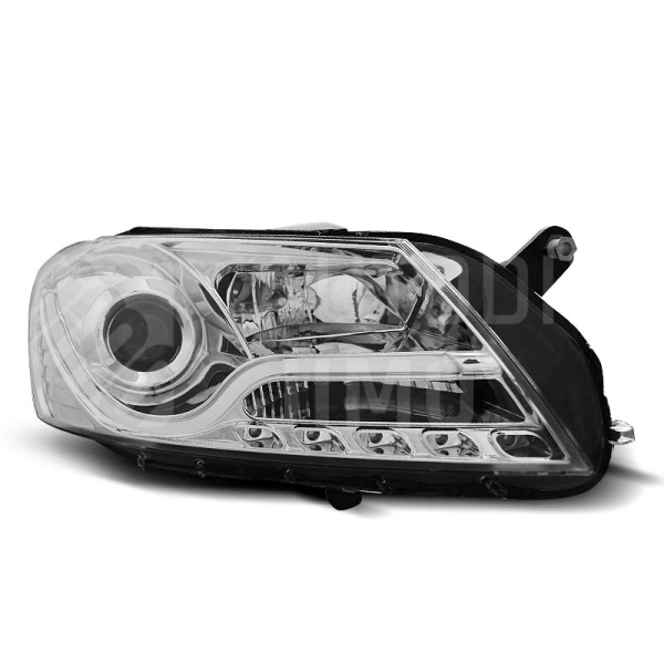 Přední světla VW Passat B7 10- LED TUBE light chromová Přední světla VW Passat B7 10- LED TUBE light chromová