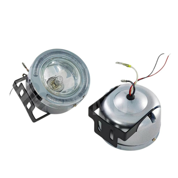 STTuning Halogenová přídavná lampa 12 V/35 W H3 s bílým LED kroužkem, homologace 2 ks STTuning Halogenová přídavná lampa 12 V/35 W H3 s bílým LED kroužkem, homologace 2 ks