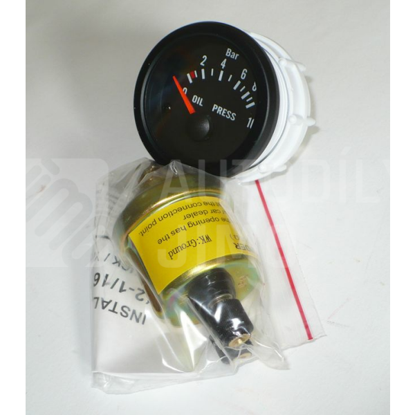 Přídavný budík - ukazatel tlaku oleje yongtimer