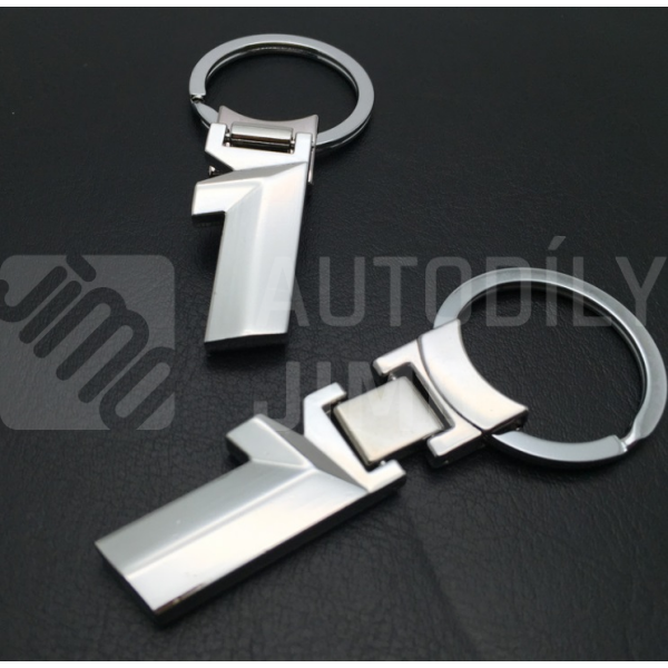 Přívěšek na klíče BMW 1, klíčenka - kov