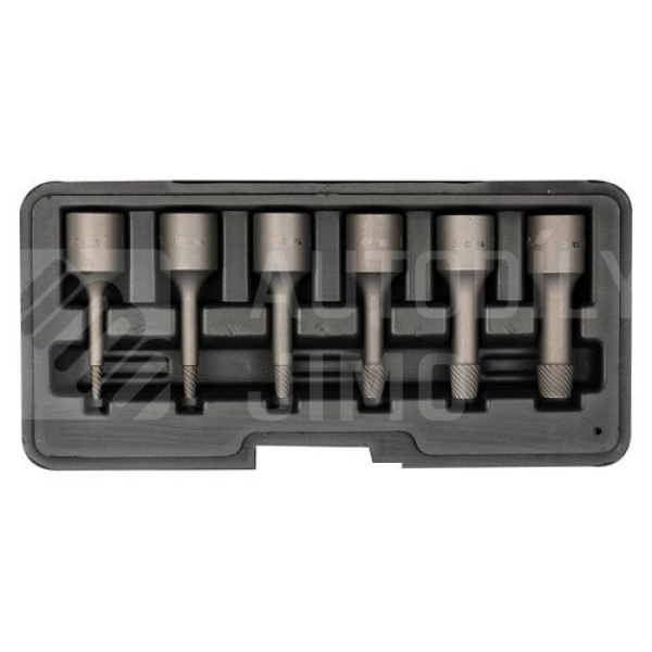 Souprava na demontáž závrtných šroubů 6ks 3/8