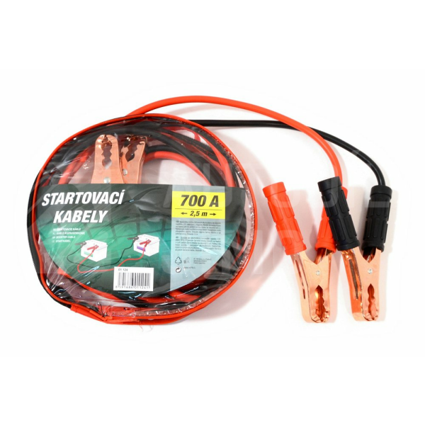 Startovací kabely 700A 2,5m zipper bag