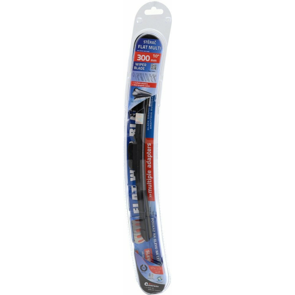 Stěrač FLAT MULTI 300mm s adaptéry