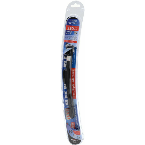 Stěrač FLAT MULTI 330mm s adaptéry