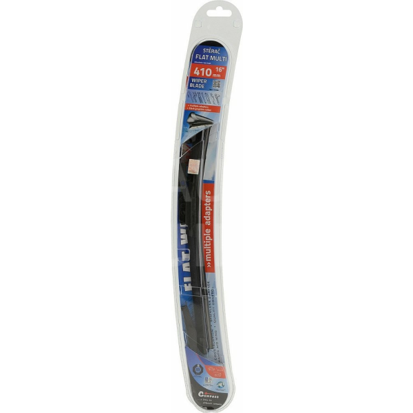 Stěrač FLAT MULTI 410mm s adaptéry