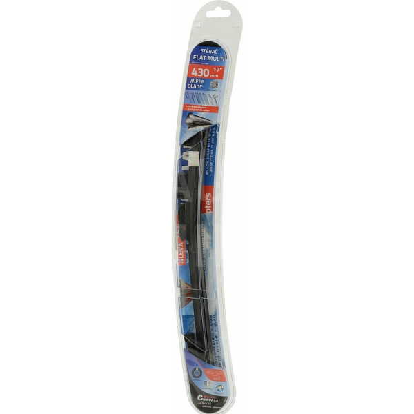 Stěrač FLAT MULTI 430mm s adaptéry