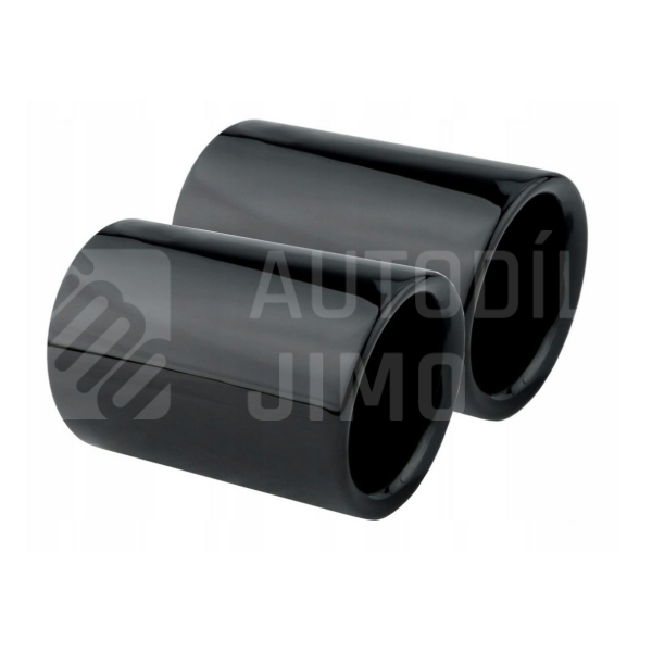 STTuning Koncovky výfuků BMW nerezové černé 70mm 2ks