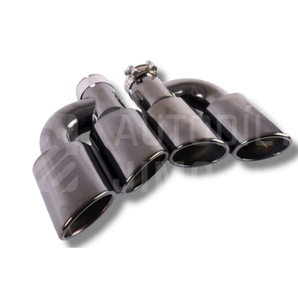 STTuning Nerezové titanové koncovky výfuku AUDI A4 S4 B8, A5 S5 S6 Q3 Q5  STTuning Nerezové titanové koncovky výfuku AUDI A4 S4 B8, A5 S5 S6 Q3 Q5