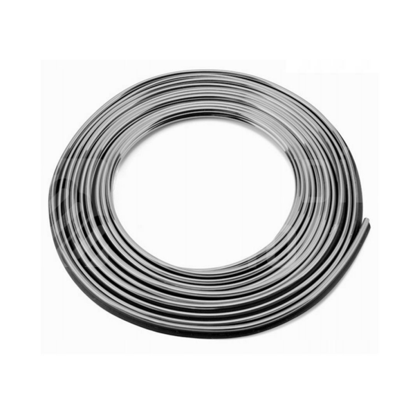 STTuning Ozdobná lišta interiéru stříbrná 5m