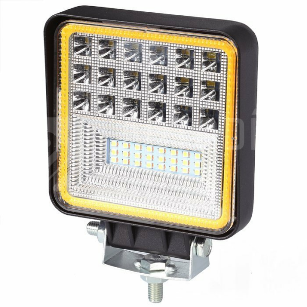 Superlight 126W 12V 24V Přídavné pracovní couvací světlo hranaté Cree diody Superlight 126W 12V 24V Přídavné pracovní couvací světlo hranaté Cree diody