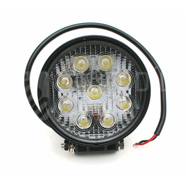 SuperLight 27W 12V / 24V přídavné pracovní a couvací světlo kulaté SuperLight 27W 12V / 24V přídavné pracovní a couvací světlo kulaté