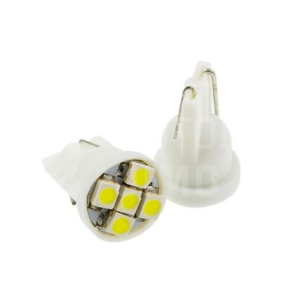 Superlight LED autožárovka T10 W5W 12V 5 Led diod SMD 1210 bílá Superlight LED autožárovka T10 W5W 12V 5 Led diod SMD 1210 bílá