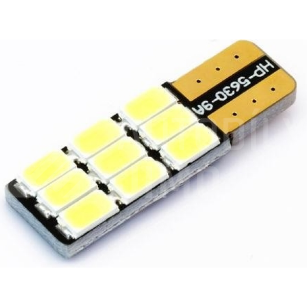 Superlight LED autožárovka T10 W5W 12V 9 Led diod jednostranná vysocesvítívá Superlight LED autožárovka T10 W5W 12V 9 Led diod jednostranná vysocesvítívá