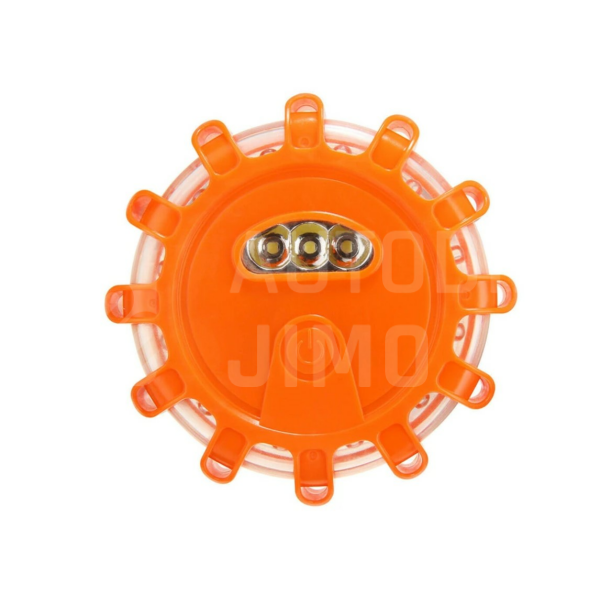 Superlight LED maják s magnetem, výstražné červené světlo, pracovní svítilna