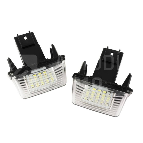 Superlight LED osvětlení SPZ PEUGEOT, CITROEN, homologace - pár
