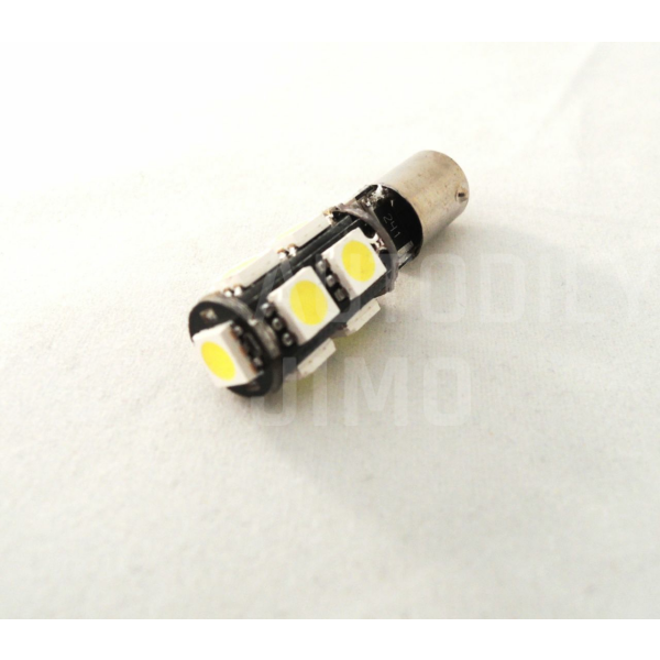 Superlight LED žárovka BA9S 12V 9led diod SMD 5050 CANBUS bílá 6500K Superlight LED žárovka BA9S 12V 9led diod SMD 5050 CANBUS bílá 6500K