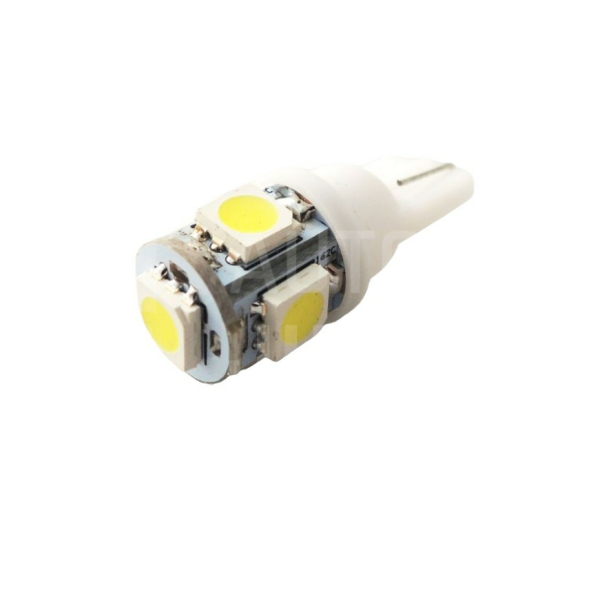 Superlight LED žárovka T10 W5W 12V 5led diod SMD 5050 bílá Superlight LED žárovka T10 W5W 12V 5led diod SMD 5050 bílá