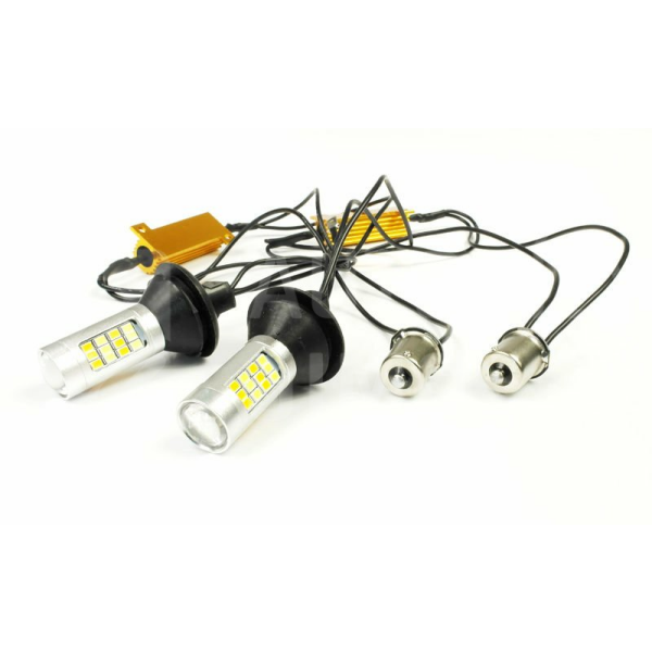 Superlight LED žárovky BA15S směrových světel s denním svícením 42 diod Superlight LED žárovky BA15S směrových světel s denním svícením 42 diod