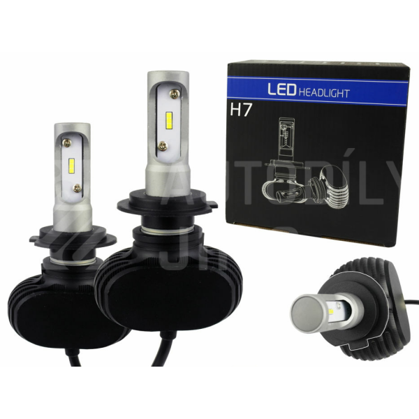 Superlight LED žárovky H7 CSP 50W do hlavních světlometů 12V/24V 8000Lm Superlight LED žárovky H7 CSP 50W do hlavních světlometů 12V/24V 8000Lm