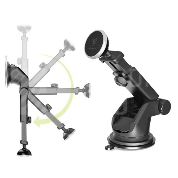 Superlight Magnetický držák telefonu do auta, teleskopický stativ, na čelní sklo