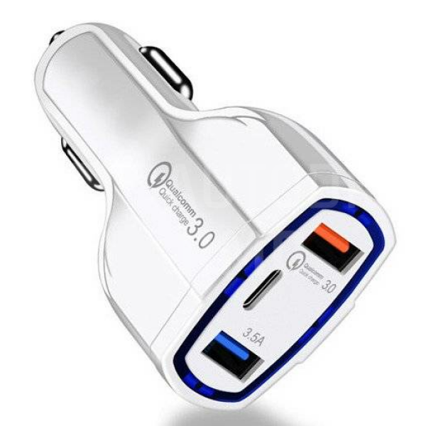 Superlight Nabíječka do auta Quick Charge 3.0, Ambientní LED Superlight Nabíječka do auta Quick Charge 3.0, Ambientní LED