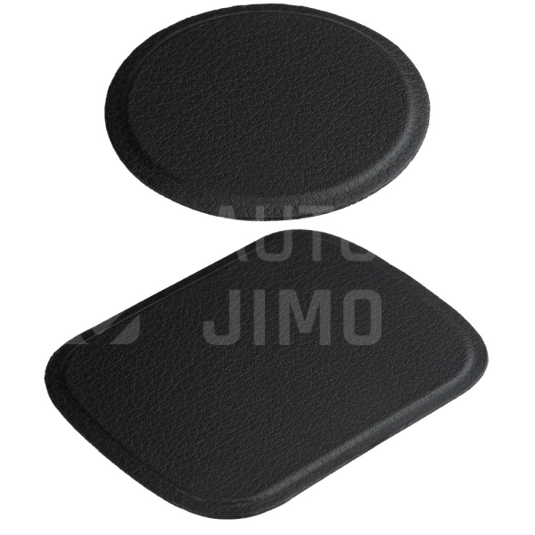 Superlight Sada 2x telefonní destičky pro magnetický držák, kulatá + obdélníková, Černá ekokůže