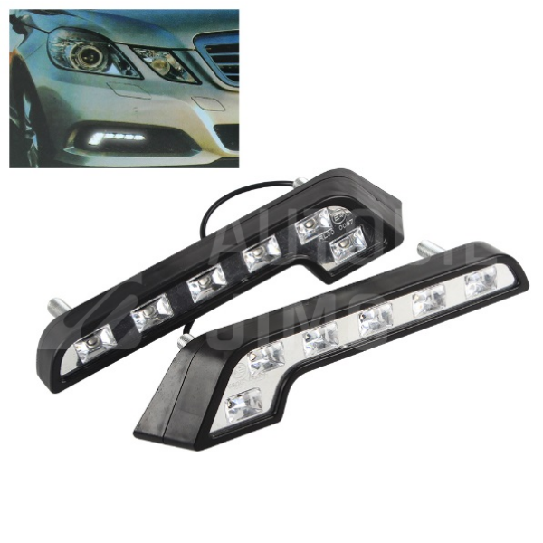 Superlight Světla pro denní svícení, RL 6LED diody, 400lm, zahnuté - homologace Superlight Světla pro denní svícení, RL 6LED diody, 400lm, zahnuté - homologace