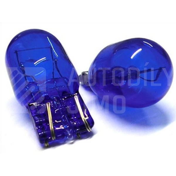 Superlight Žárovka W21W 2ks modrá dvouvláknová