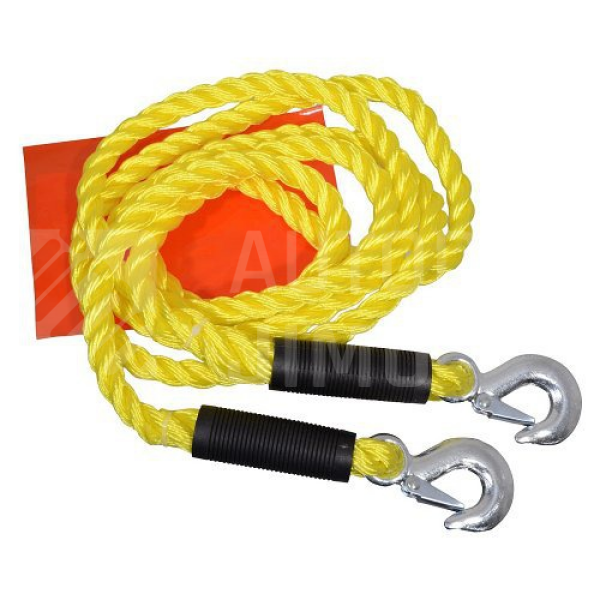 Tažné lano na 5000kg+karabiny,340cm Tažné lano na 5000kg+karabiny,340cm