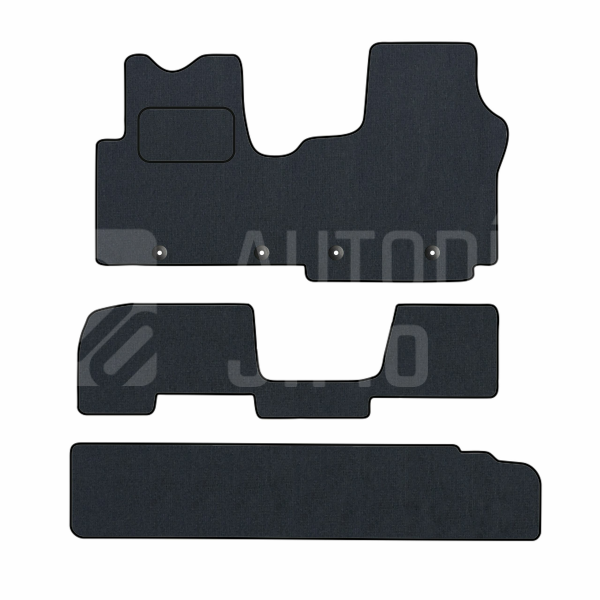 Textilní autokoberce Renault Trafic III 14-, 9 osob, koberce s výdechem na topení gramáž 2000g/m2 Textilní autokoberce Renault Trafic III 14-, 9 osob, koberce s výdechem na topení gramáž 2000g/m2