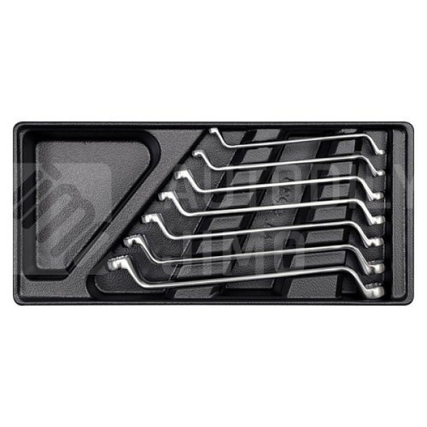 Vložka do zásuvky - klíče očkové ohnuté 6-19 mm, 7 ks Vložka do zásuvky - klíče očkové ohnuté 6-19 mm, 7 ks