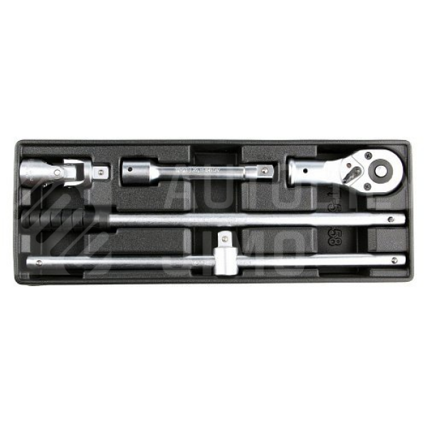 Vložka do zásuvky- sada ráčen a nástavců, 3/4" 4ks