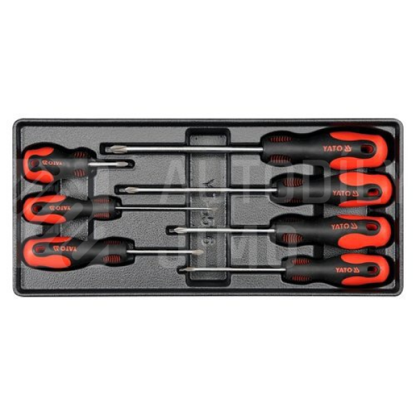 Vložka do zásuvky -šroubováky křížové 7ks Vložka do zásuvky -šroubováky křížové 7ks