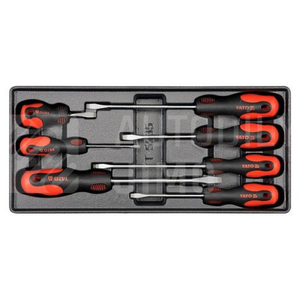 Vložka do zásuvky -šroubováky ploché 7 ks Vložka do zásuvky -šroubováky ploché 7 ks