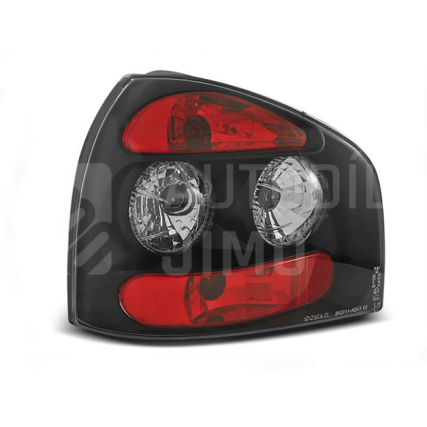 Zadní světla, lampy Audi A3 8L 96-00 3dv./5dv., černé Zadní světla, lampy Audi A3 8L 96-00 3dv./5dv., černé