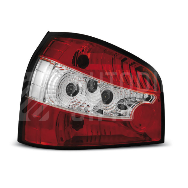 Zadní světla, lampy Audi A3 8L 96-00,bílo-červené Zadní světla, lampy Audi A3 8L 96-00,bílo-červené