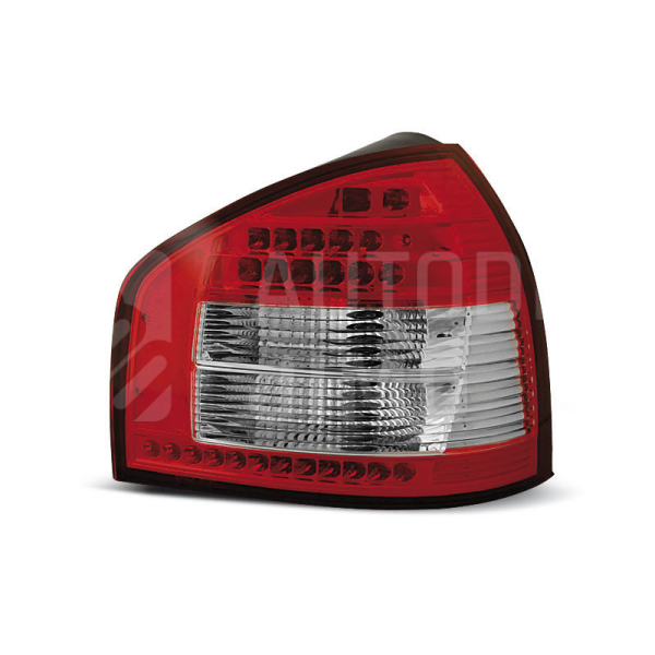 Zadní světla, lampy Audi A3 8L 96-00, LED, bílo-červené Zadní světla, lampy Audi A3 8L 96-00, LED, bílo-červené