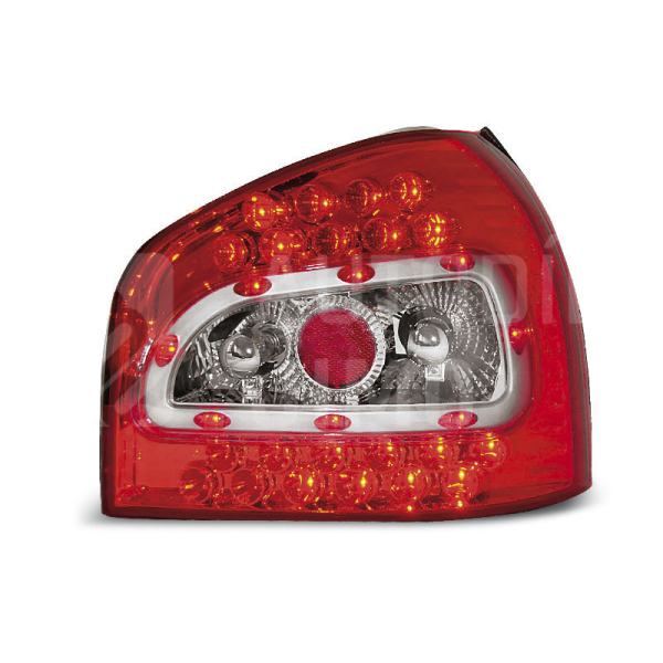 Zadní světla, lampy Audi A3 8L 96-00, LED, červeno-bílé Zadní světla, lampy Audi A3 8L 96-00, LED, červeno-bílé