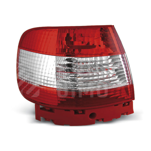 Zadní světla, lampy Audi A4 B5 94-00, sedan, červeno-bílé Zadní světla, lampy Audi A4 B5 94-00, sedan, červeno-bílé