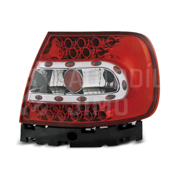 Zadní světla, lampy Audi A4 B5 94-00 sedan, LED, bílo červené Zadní světla, lampy Audi A4 B5 94-00 sedan, LED, bílo červené