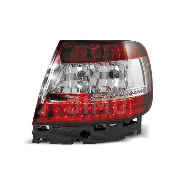 Zadní světla, lampy Audi A4 B5 94-00 sedan, LED, červeno bílé Zadní světla, lampy Audi A4 B5 94-00 sedan, LED, červeno bílé