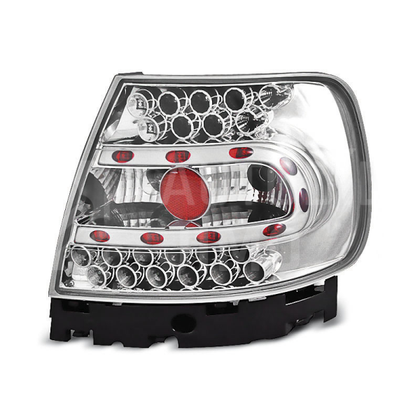 Zadní světla, lampy Audi A4 B5 94-00 sedan, LED, chromové Zadní světla, lampy Audi A4 B5 94-00 sedan, LED, chromové