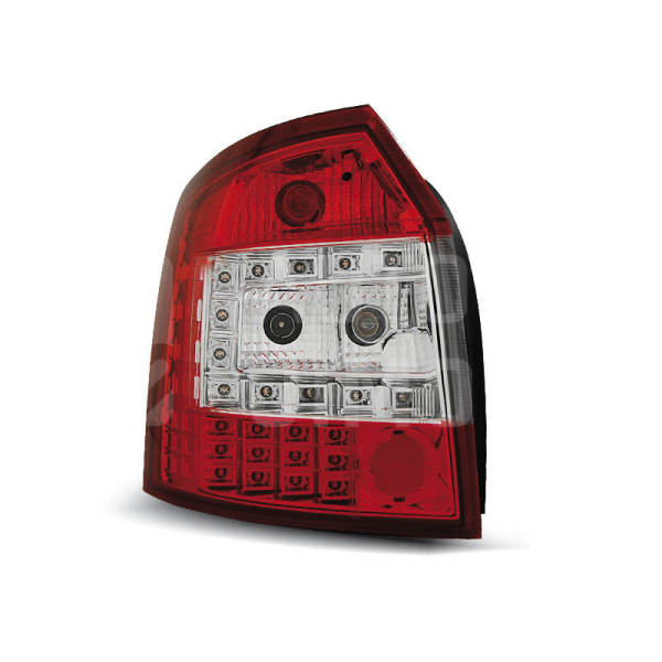 Zadní světla, lampy Audi A4 B6 00-04 Avant, LED, červeno-bílé Zadní světla, lampy Audi A4 B6 00-04 Avant, LED, červeno-bílé