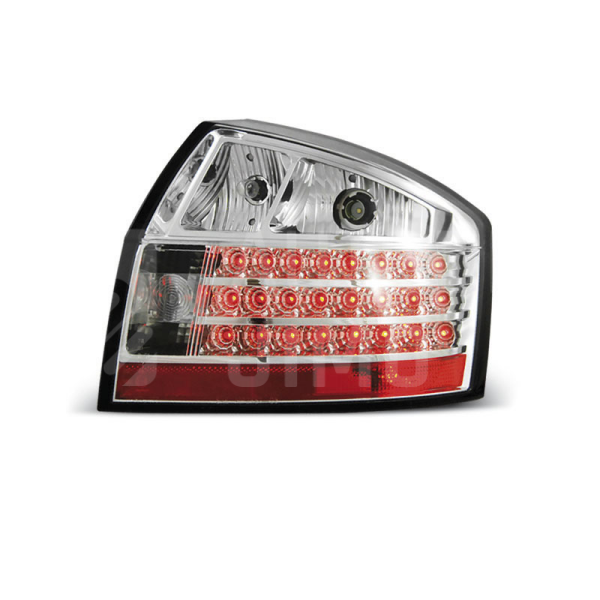 Zadní světla, lampy Audi A4 B6 00-04 sedan, LED, chromové Zadní světla, lampy Audi A4 B6 00-04 sedan, LED, chromové