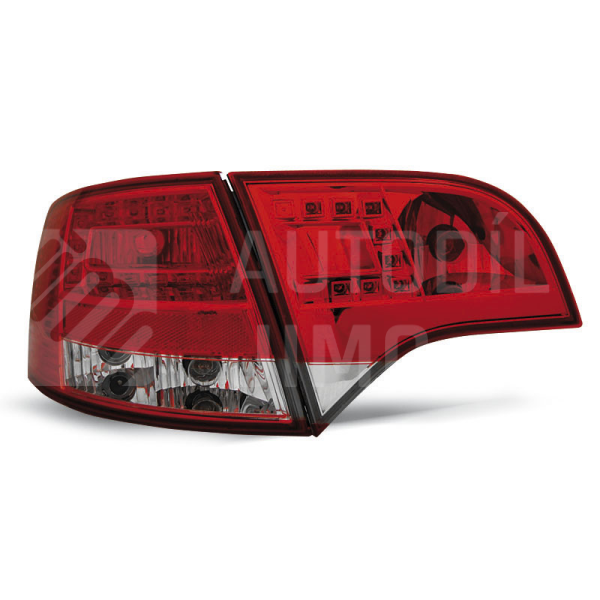 Zadní světla, lampy Audi A4 B7 04-08 Avant, LED, bílo-červené Zadní světla, lampy Audi A4 B7 04-08 Avant, LED, bílo-červené
