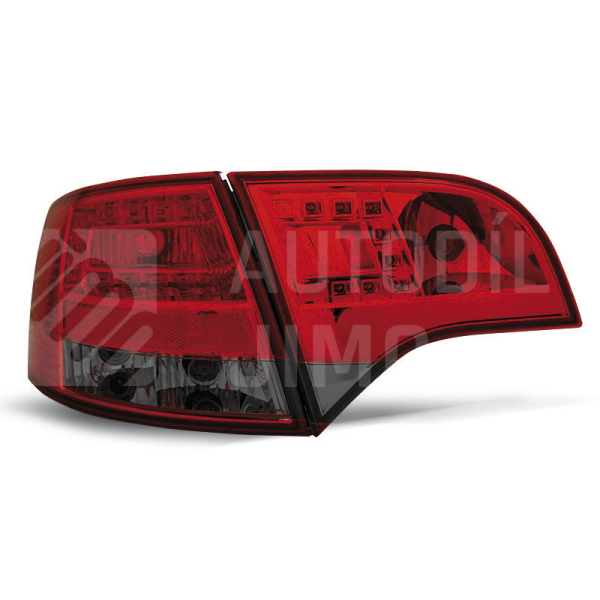 Zadní světla, lampy Audi A4 B7 04-08 Avant, LED, červeno-kouřové Zadní světla, lampy Audi A4 B7 04-08 Avant, LED, červeno-kouřové