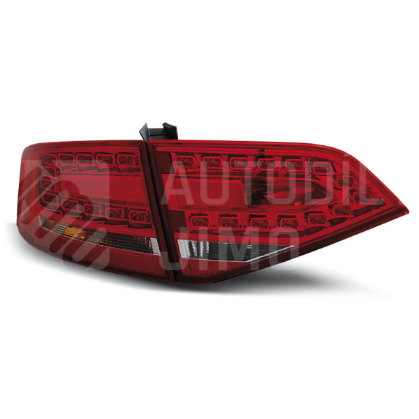 Zadní světla, lampy Audi A4 B8 08-11 sedan, LED, bílo-červené Zadní světla, lampy Audi A4 B8 08-11 sedan, LED, bílo-červené