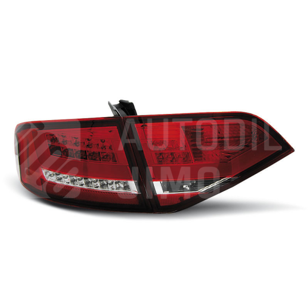 Zadní světla, lampy Audi A4 B8 08-11 sedan, LED, červeno bílé Zadní světla, lampy Audi A4 B8 08-11 sedan, LED, červeno bílé